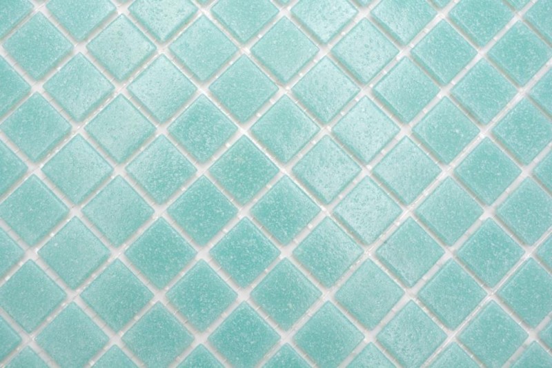 Mosaico de vidrio verde azulejo de la pared azulejo de baño azulejo ducha salpicaduras azulejo backsplash MOS200-A62-N_f | 10 esteras de mosaico
