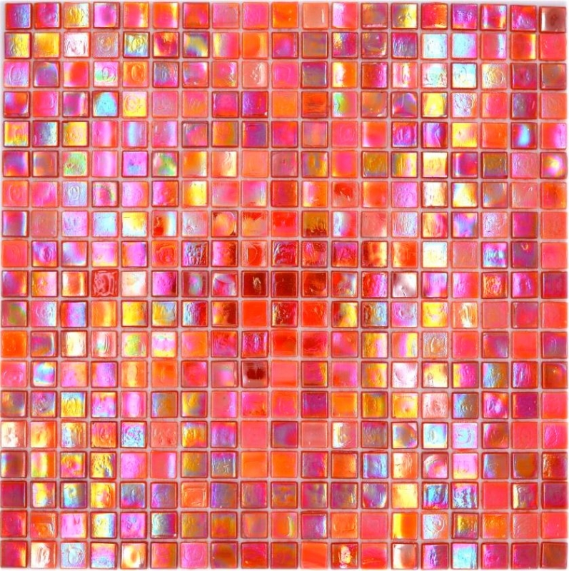 Mosaico de vidrio rojo pared azulejo baño azulejo ducha splashback azulejo backsplash MOS58-0902_f | 10 esteras de mosaico