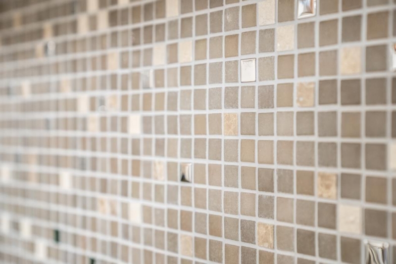 Mosaico de azulejos de piedra translúcida blanco SEDA BAÑO WC cocina PARED MOS91-0214_f | 10 esteras de mosaico