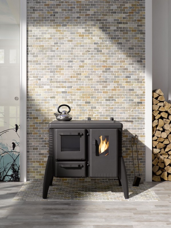 Mosaico azulejo cuarcita piedra natural ladrillo cuarcita cocina splashback beige gris MOS36-0208_f