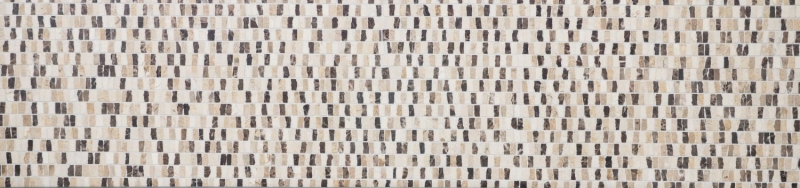 Mosaico Mármol Piedra Natural Palillos beige Alfombra Crema Marfil Dark Emperador honed MOSSopo-M10-VH21_f