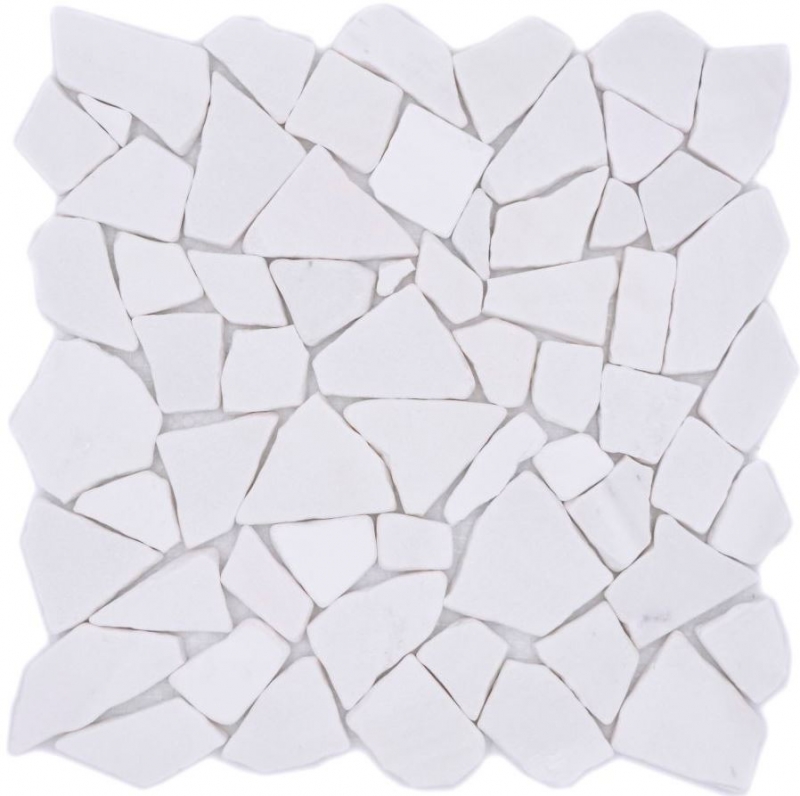 Mosaico de mármol piedra natural cantera ciot blanco MOS44-0102_f