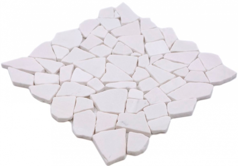 Mosaico de mármol piedra natural cantera ciot blanco MOS44-0102_f