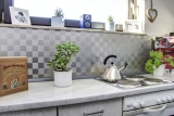 Mosaico azulejos cocina splashback autoadhesivo aluminio plata metal MOS200-4MM99_f
