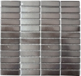 Rod Mosaico de Azulejos de Cerámica Revestimiento de Pared Decorativo Antracita MOS24-0217_f