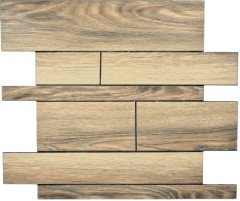 Paneles de pared autoadhesivos efecto madera marrón salpicadero de cocina azulejo salpicadero MOS200-51WBL_f
