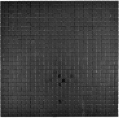 Aluminio cuadrado de aspecto metálico negro mate/brillante cepillado autoadhesivo MOS200-L1B_f