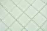 Muestra de mano mosaico de vidrio verde fluorescente mosaico azulejo pared azulejo backsplash cocina baño - MOS88-1005_m
