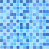 Mosaico de vidrio mosaico azulejos azul hielo azul piscina mosaico piscina mosaico MOS210-PA327