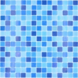 Mosaico de vidrio mosaico azulejos azul piscina mosaico piscina mosaico MOS210-PA339