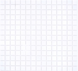 Mosaicos Mosaico de vidrio Classic Uni glass plain white paper-bonded Mosaico de piscina Mosaico de piscina MOS200-A01_f