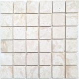 Mosaico mosaico de mármol THUMBNAIL blanco cocina baño ducha suelo MOS40-T48W_f