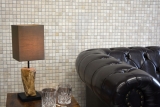 Muestra de mano mosaico azulejo mármol mosaico THUMBNAIL blanco backsplash cocina ducha suelo MOS40-T23W_m