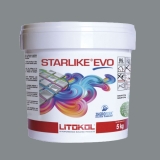 Litokol STARLIKE EVO 125 GRIGIO CEMENTO gris III Adhesivo de resina epoxi para juntas Cubo de 5 kg