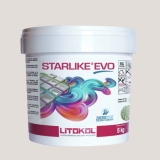 Litokol STARLIKE EVO 205 TRAVERTINO Crema I Junta adhesiva de resina epoxi Cubo de 5 kg