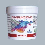 Litokol STARLIKE EVO 310 AZZURRO POLVERE azzurro azul II Mortero adhesivo de resina epoxi cubo de 5 kg