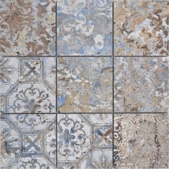 Mosaico de cerámica gres porcelánico fuerte multicolor mate pared suelo cocina baño ducha MOS23-95CV_f