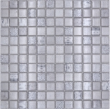 Mosaico de vidrio mosaico azulejo blanco brillante África pared cocina baño ducha MOS68-WL14_f