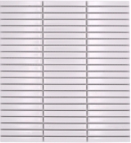 Mosaico de cerámica azulejos de mosaico blanco brillante pared cocina baño ducha MOS24-CG11_f