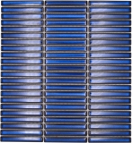 Mosaico de cerámica azulejos de mosaico azul cobalto brillante pared cocina baño ducha MOS24-CG51_f