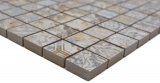 Muestra de mano cerámica mosaico gres porcelánico multicolor mate pared suelo cocina baño ducha MOS18-25CS_m