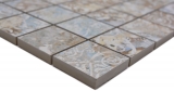 Mano patrón de cerámica mosaico de gres porcelánico multicolor mate pared piso cocina baño ducha MOS14-47CS_m