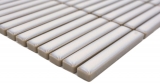 Muestra de mano cerámica mosaico mosaico azulejos blanco antiguo brillante pared cocina baño ducha MOS24-CG31_m