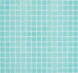 Mosaico de vidrio mosaico azulejo luz verde turquesa azulejo backsplash cocina splashback MOS200-A62
