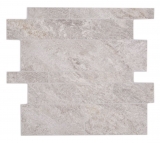 Estera de mosaico autoadhesiva vinilo aspecto piedra beige gris rectangular MOS200-SP01