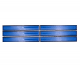 Mosaico cenefa varillas azul moteado brillante MOS24BOR-CS46