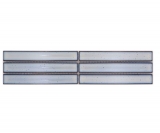 Mosaico cenefa sticks blanco moteado brillante MOS24BOR-CS66
