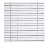 Cerámica mosaico blanco mate bambú mirada mosaico azulejo cocina pared azulejo espejo baño ducha pared MOS24-BM9_f