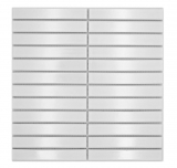 Cerámica mosaico blanco brillante varilla mirada mosaico azulejo cocina pared azulejo backsplash baño ducha pared MOS24-S10_f