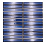 Mosaico de cerámica azul cobalto brillante varilla mirada mosaico azulejo cocina pared azulejo backsplash baño ducha pared MOS24-S40_f