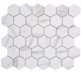Cerámica mosaico blanco mate piedra mirada mosaico azulejo cocina pared azulejo espejo baño ducha pared MOS11G-0112_f