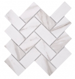 Cerámica mosaico blanco mate piedra mirada mosaico azulejo cocina pared azulejo espejo baño ducha pared MOS24-1112_f
