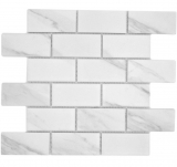 Cerámica mosaico blanco mate piedra mirada mosaico azulejo cocina pared azulejo espejo baño ducha pared MOS26M-1102_f