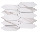 Cerámica mosaico blanco mate piedra mirada mosaico azulejo cocina pared azulejo espejo baño ducha pared MOS13-L1112_f