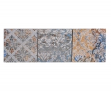 Borde Mezcla de mosaico fuerte multicolor mate alfombra aspecto mosaico azulejo cocina pared azulejo espejo baño ducha pared MOS23BOR-95CV_f