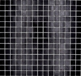Mosaico de vidrio mosaico azulejo negro brillante piscina mirada mosaico azulejo cocina pared azulejo espejo baño ducha pared MOS50-0302-P_f