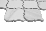 Muestra de mano cerámica mosaico Florentino Carrara look vintage blanco gris mate MOS13-0201_m