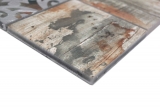 Muestra de mano mosaico de vidrio mosaico azulejo Piastrella Vintage Patchwork beige efecto madera ornamento MOS160-W750_m