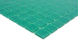 Muestra de mano mosaico de vidrio piscina mosaico flotante turquesa verde manchas MOS200-A63_m