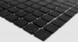 Muestra de mano mosaico de vidrio piscina mosaico flotante manchas negras MOS50-0302-P_m