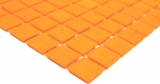 Muestra de mano mosaico de vidrio mosaico azulejo naranja MOS200-A92_m