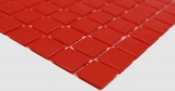 Muestra de mano mosaico de vidrio mosaico azulejo rojo MOS200-A96_m