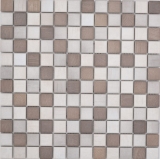 Azulejos de mosaico de cerámica Jasba madera-mix mate aspecto madera pared de la cocina azulejos de baño pared de la ducha / 10 mosaico matsn