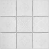 Jasba Clara mosaico cerámica gres islandia blanco brillante retro look cocina baño ducha MOSJBC139 1 estera