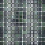 Jasba Agrob Buchtal Fresh mosaico gres cerámico verde bosque mezcla brillante cocina baño ducha MOSJBF216 1 tapete
