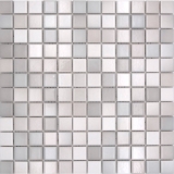 Jasba Agrob Buchtal Fresh mosaico gres cerámico mezcla gris cálido brillante cocina baño ducha MOSJBF220 1 tapete